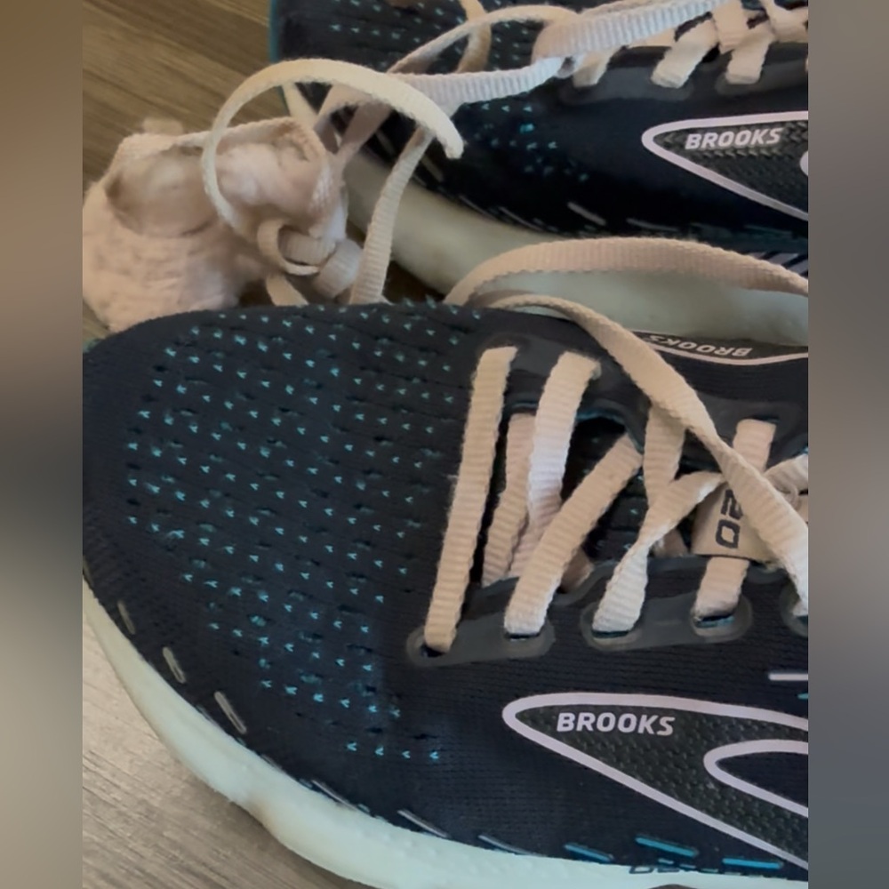 Brooks Kids Shoes - Blue and White
